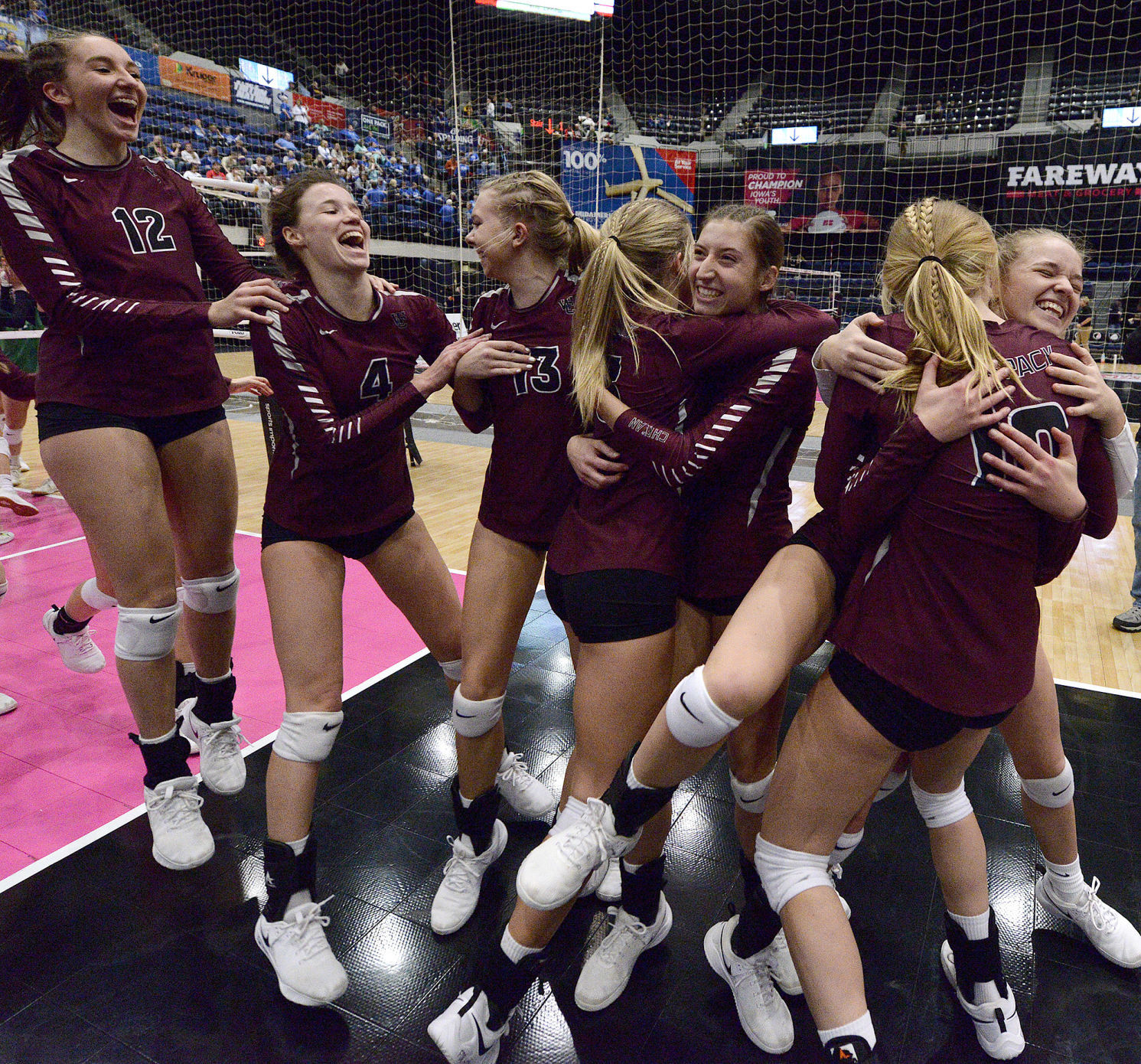 Western Christian vs. Osage state volleyball